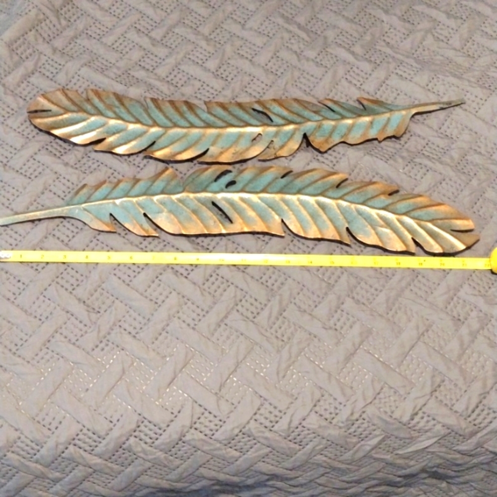 Hobby Lobby metal feathers